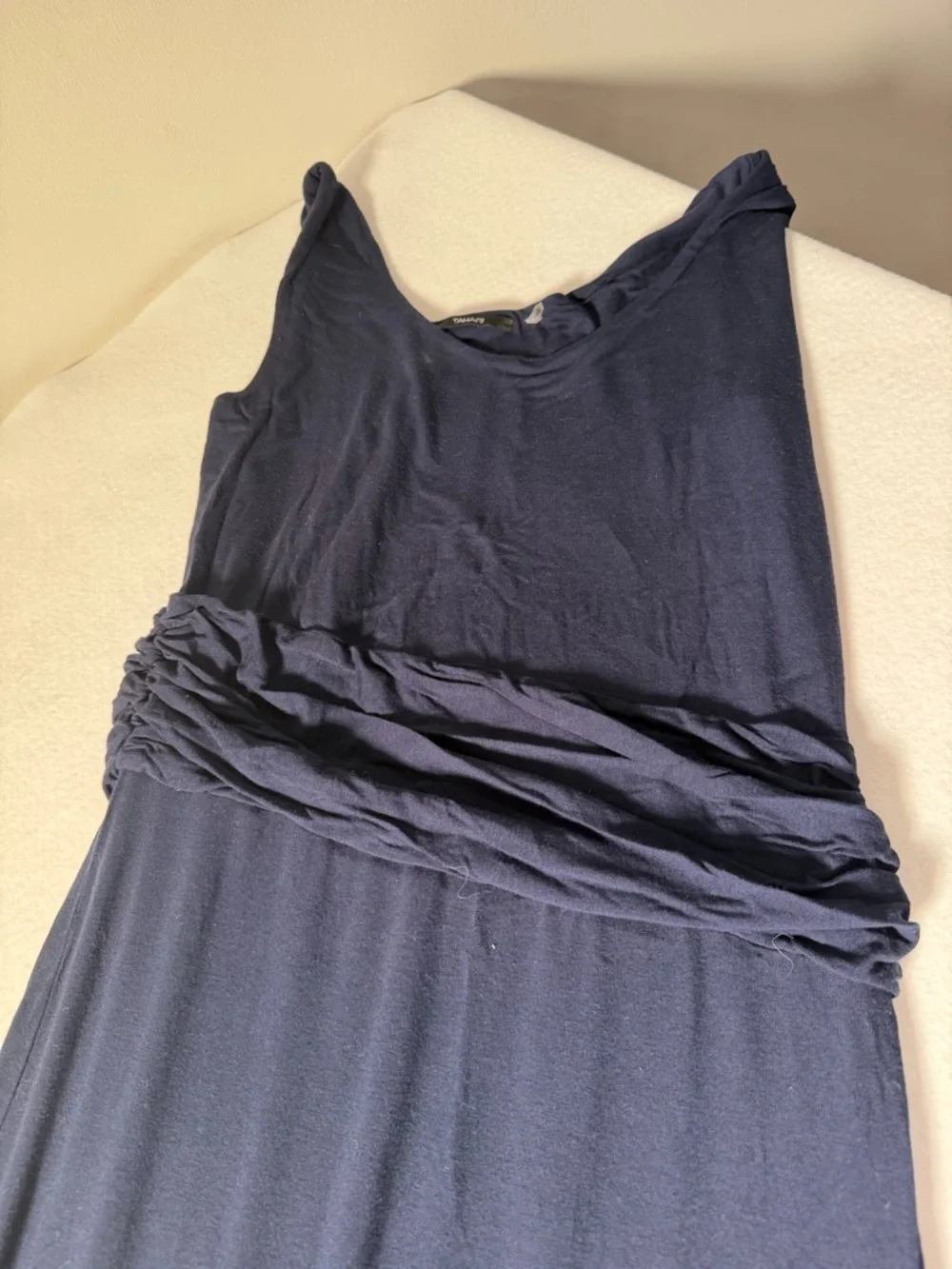 Tahari Navy Blue Maxi Dress - Picture 3 of 5